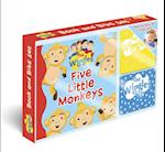 Five Little Monkeys Book and Bib Gift Set