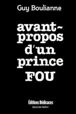 Avant-Propos d'Un Prince Fou