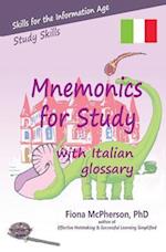 Mnemonics for Study with Italian glossary