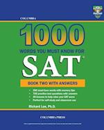Columbia 1000 Words You Must Know for SAT: Book Two with Answers 