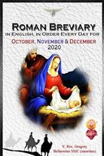 Roman Breviary in English, in Order, Every Day for October, November, December 2020
