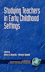 Studying Teachers in Early Childhood Settings (Hc)