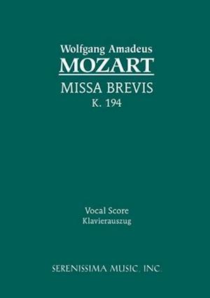 Missa Brevis, K. 194 - Vocal Score