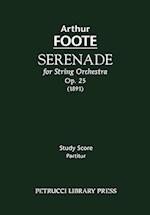Serenade for String Orchestra, Op. 25 - Study score