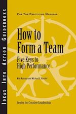 How to Form a Team: Five Keys to High Performance