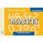 Write to Know: Nonfiction Writing Prompts for Lower Elementary Math