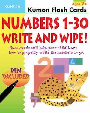 Numbers 1-30 Write & Wipe Flash Cards