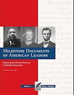 Milestone Documents of American Leaders-Volume 1