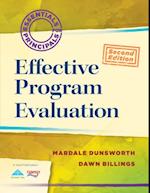 Effective Program Evaluation