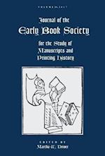 Journal of the Early Book Society Vol. 20