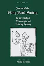 Journal of the Early Book Society Vol. 21