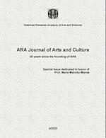 ARA Journal of Arts and Culture, Nr. 3 (2020)
