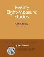 Twenty Eight-Measure Etudes [Of] Carl Czerny: With Accompaniments for Second Piano or MIDI Player 