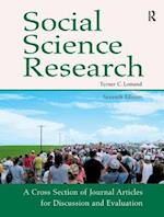 Social Science Research : A Cross Section of Journal Articles for Discussion & Evaluation 