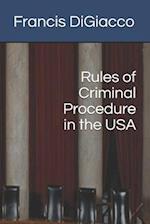 Rules of Criminal Procedure in the USA
