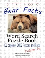Circle It, Bear Facts, Word Search, Puzzle Book