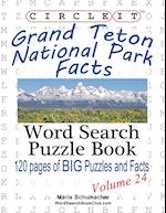 Circle It, Grand Teton National Park Facts, Word Search, Puzzle Book