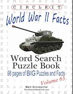 Circle It, World War II Facts, Word Search, Puzzle Book