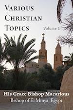 Various Christian Topics: Volume 1 