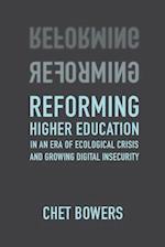 Reforming Higher Education