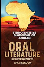 Ethnosensitive Dimensions of African Oral Literature