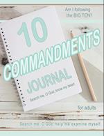 TEN COMMANDMENTS JOURNAL for adults