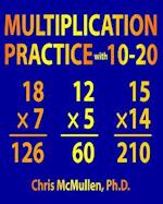 Multiplication Practice with 10-20: Improve Your Math Fluency Worksheets 
