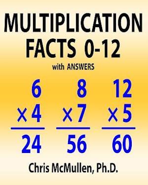 Multiplication Facts 0-12 with Answers: Improve Your Math Fluency Worksheets