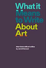 What it Means to Write About Art