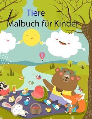 Tiere Malbuch für Kinder