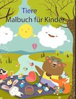 Tiere Malbuch für Kinder