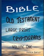 Bible Old Testament Large Print Cryptograms