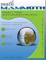 Math Mammoth Grade 1 Tests and Cumulative Reviews