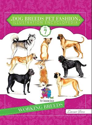 Dog Breeds Pet Fashion Illustration Encyclopedia