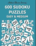 600 Sudoku Puzzles, Easy and Medium