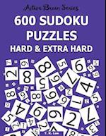 600 Sudoku Puzzles Hard & Extra Hard