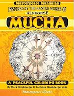 Mucha Masterpeace Mandalas Coloring Book Volume 1