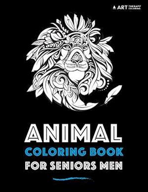 Animal Coloring Book for Seniors Men