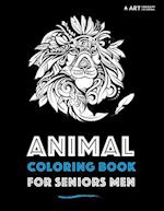 Animal Coloring Book for Seniors Men