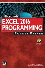Microsoft Excel 2016 Programming Pocket Primer