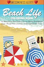 Beach Life Coloring Book