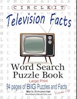 Circle It, Television Facts, Word Search, Puzzle Book