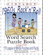 Circle It, 1960's Rock'n'Roll, Word Search, Puzzle Book 
