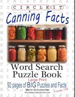 Circle It, Canning Facts, Word Search, Puzzle Book
