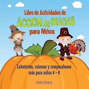 Libro de Actividades de Accion de Gracias Para Ninos