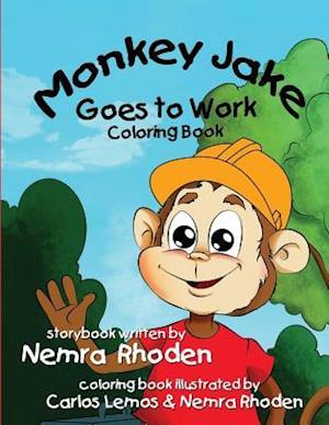 Monkey Jake Goes to Work Coloring Book