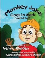 Monkey Jake Goes to Work Coloring Book