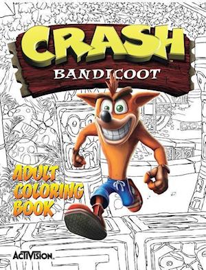 Crash Bandicoot Adult Coloring Book