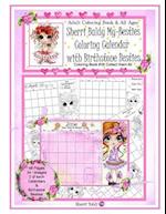 Sherri Baldy My Besties Coloring Calendar with Birthstone Besties Coloring Book