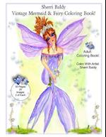 Sherri Baldy Vintage Mermaid and Fairy Coloring Book